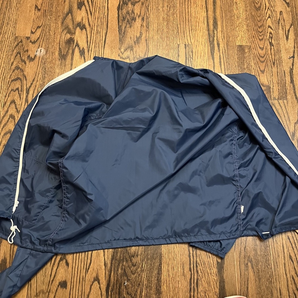 VINTAGE McGregor Jacket‎ Medium Blue Anti Breeze Full Zip Windbreaker 80s - Picture 6 of 12